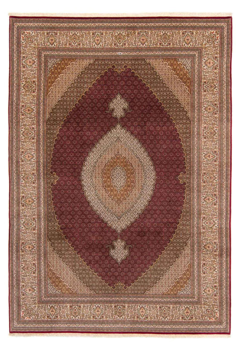 Tapis persan - Tabriz - 358 x 253 cm - rouge foncé
