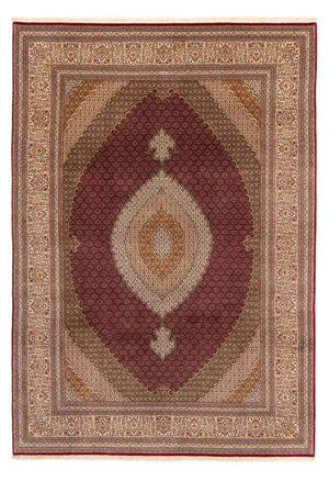Tapis persan - Tabriz - 358 x 253 cm - rouge foncé
