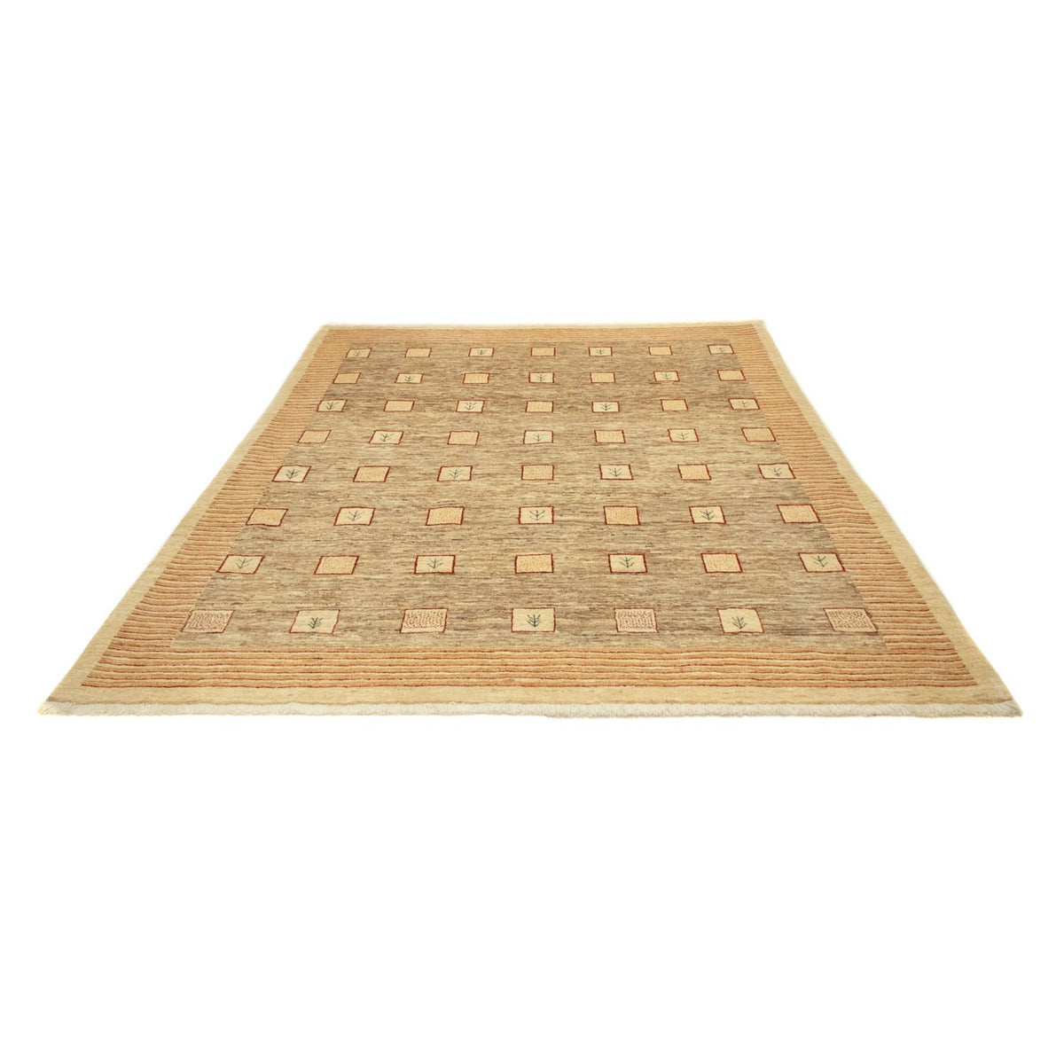 Tapis Gabbeh - Loribaft Persan - 240 x 197 cm - beige