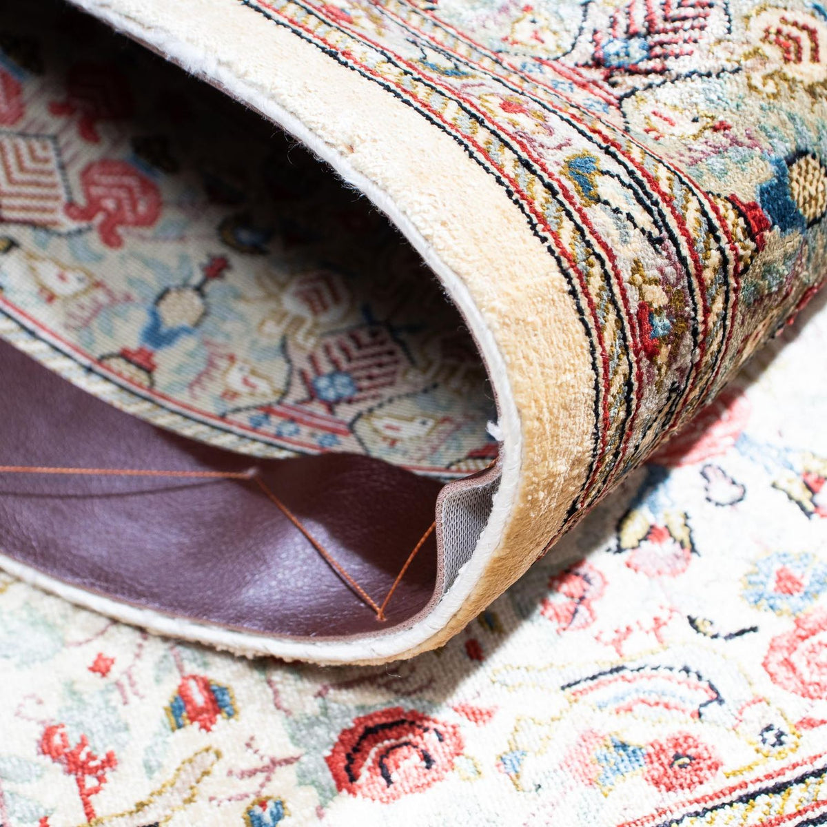 Tapis persan - Ghom - 118 x 75 cm - beige