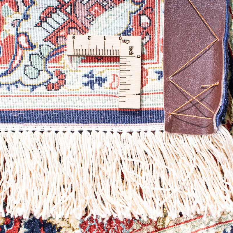 Tapis persan - Ghom - 121 x 84 cm - bleu foncé