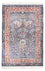 Tapis persan - Ghom - 120 x 78 cm - bleu foncé