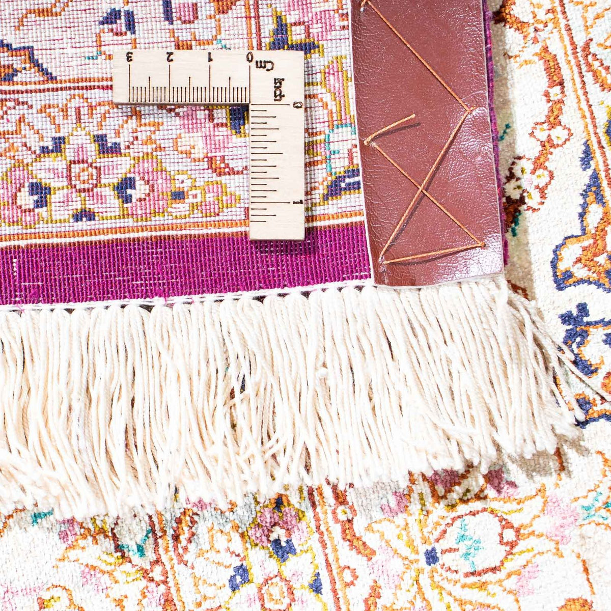 Tapis persan - Ghom - 146 x 102 cm - violet