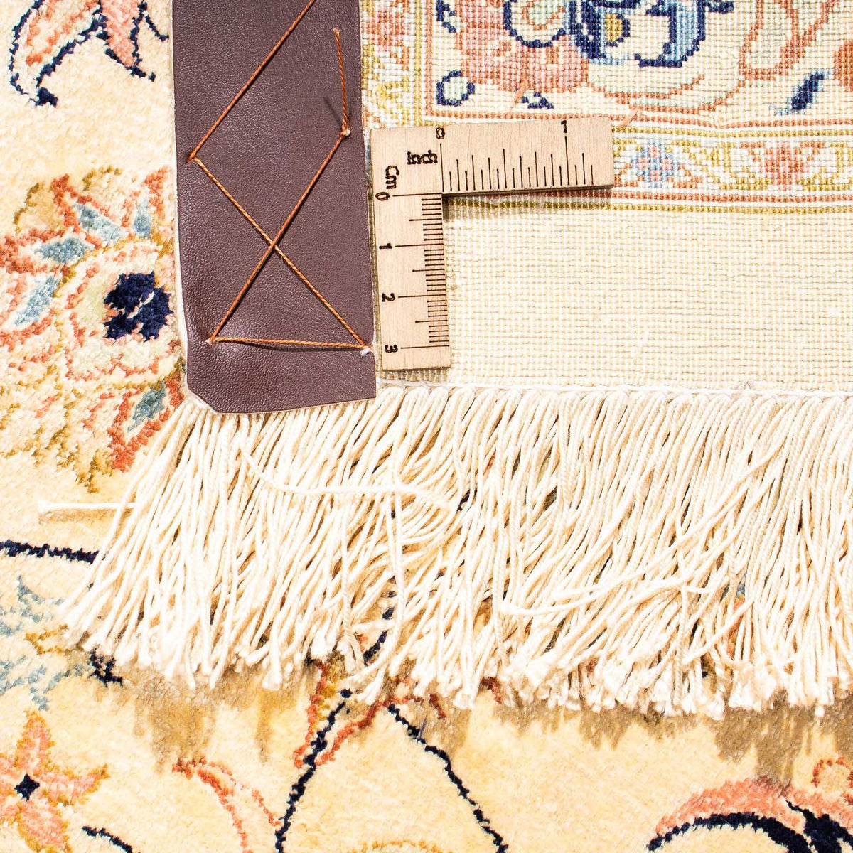 Tapis persan - Ghom - 297 x 194 cm - beige