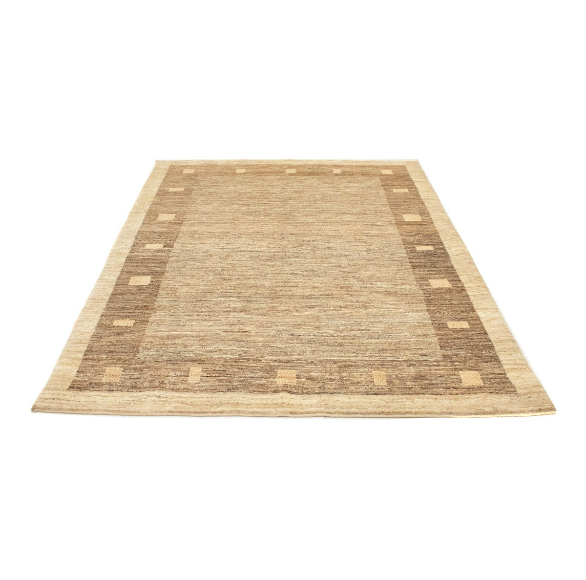 Tapis Gabbeh - Loribaft Persan - 228 x 161 cm - marron clair