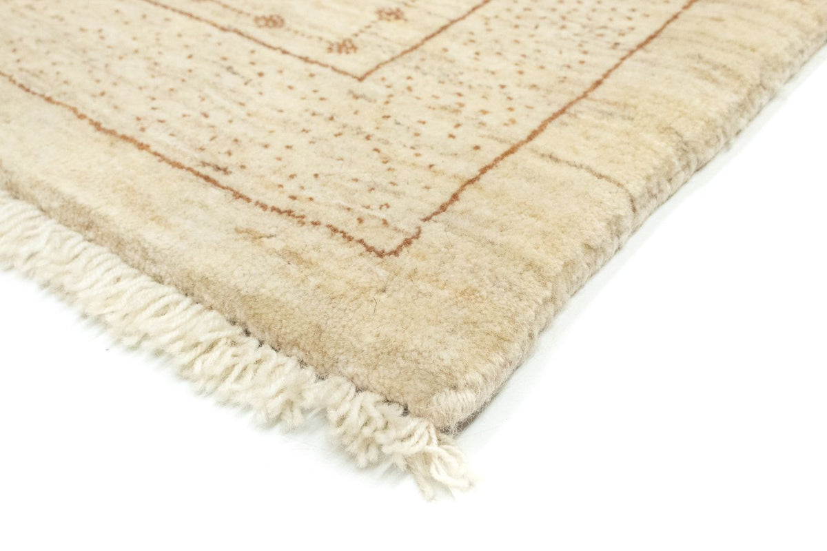 Tapis de couloir Tapis Gabbeh - Loribaft Persan - 185 x 85 cm - beige