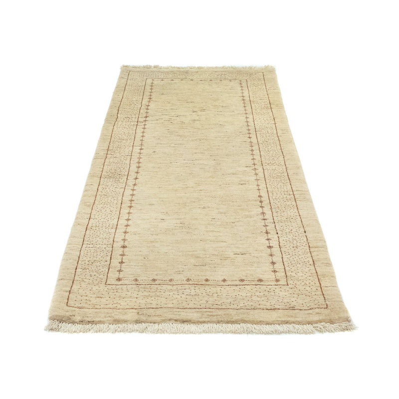 Tapis de couloir Tapis Gabbeh - Loribaft Persan - 185 x 85 cm - beige