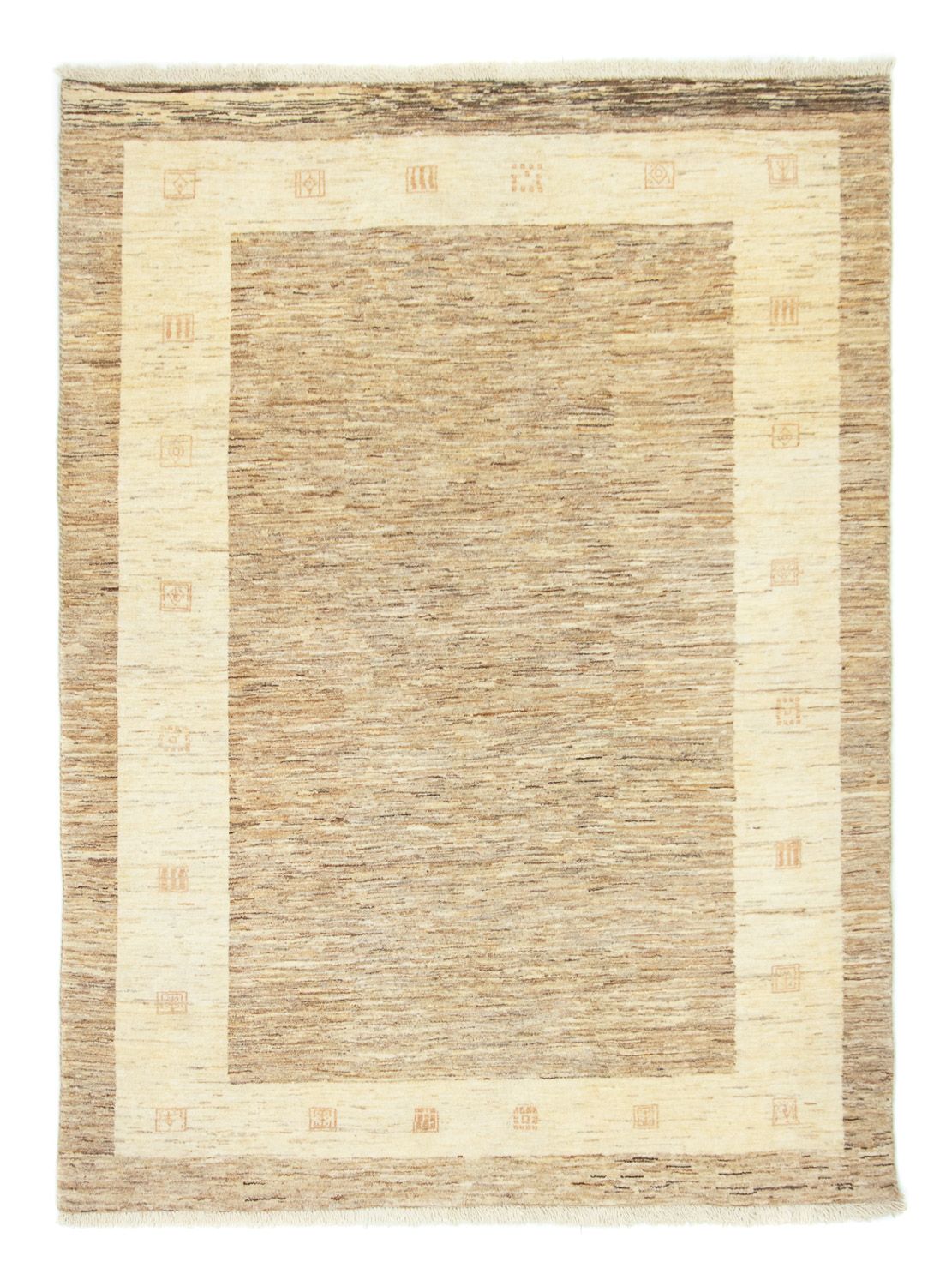 Tapis Gabbeh - Loribaft Persan - 194 x 141 cm - beige