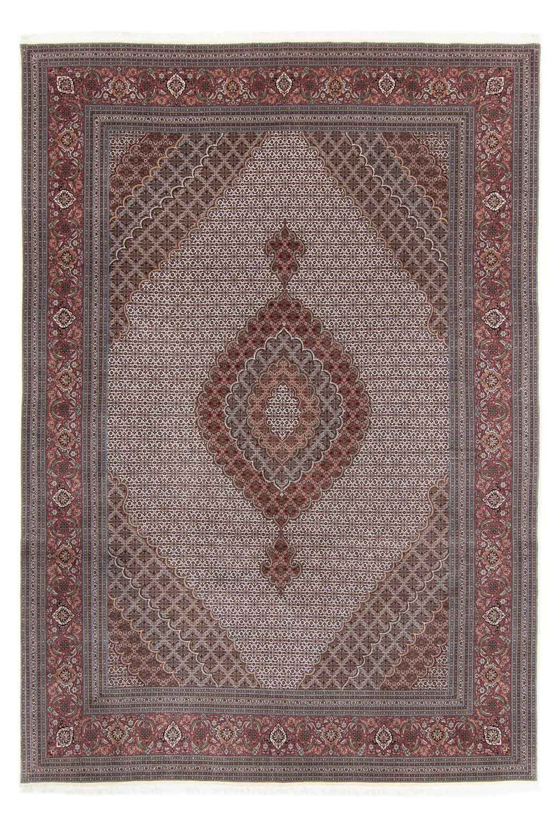 Tapis persan - Tabriz - 355 x 253 cm - marron foncé