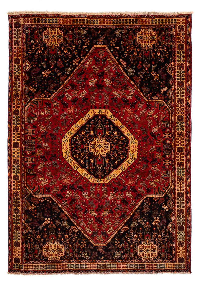 Tapis persan - Nomadic - 302 x 208 cm - rouge foncé