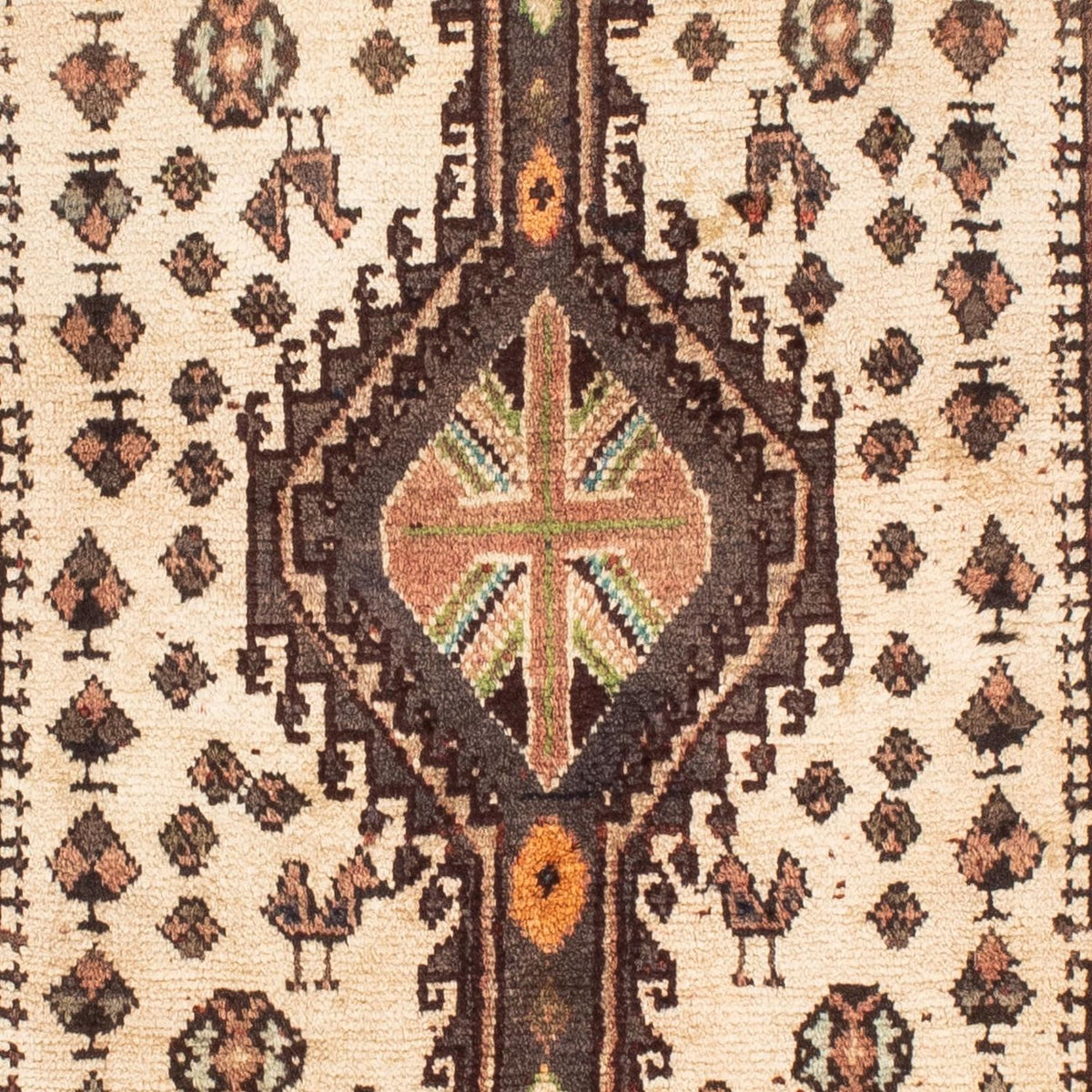 Tapis de couloir Tapis persan - Nomadic - 175 x 73 cm - beige