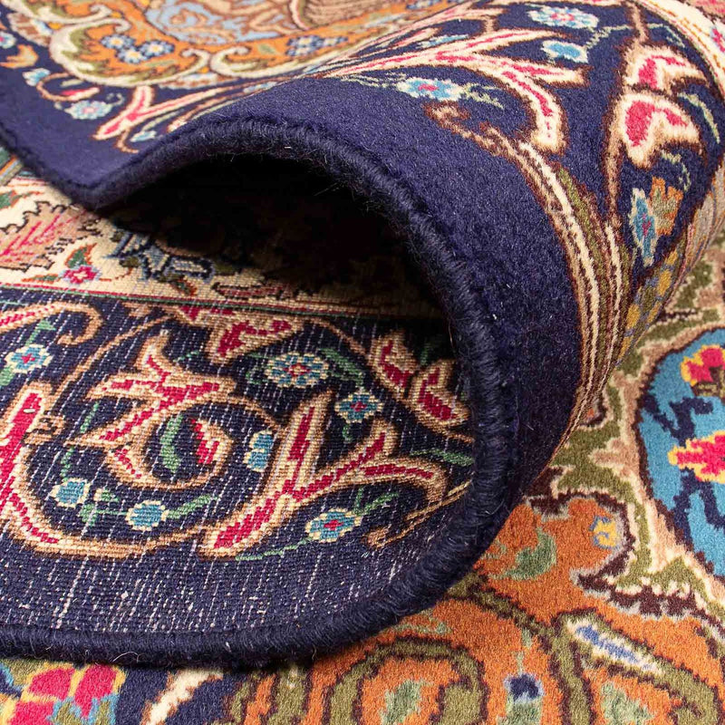 Tapis persan - Classique - 394 x 298 cm - bleu foncé