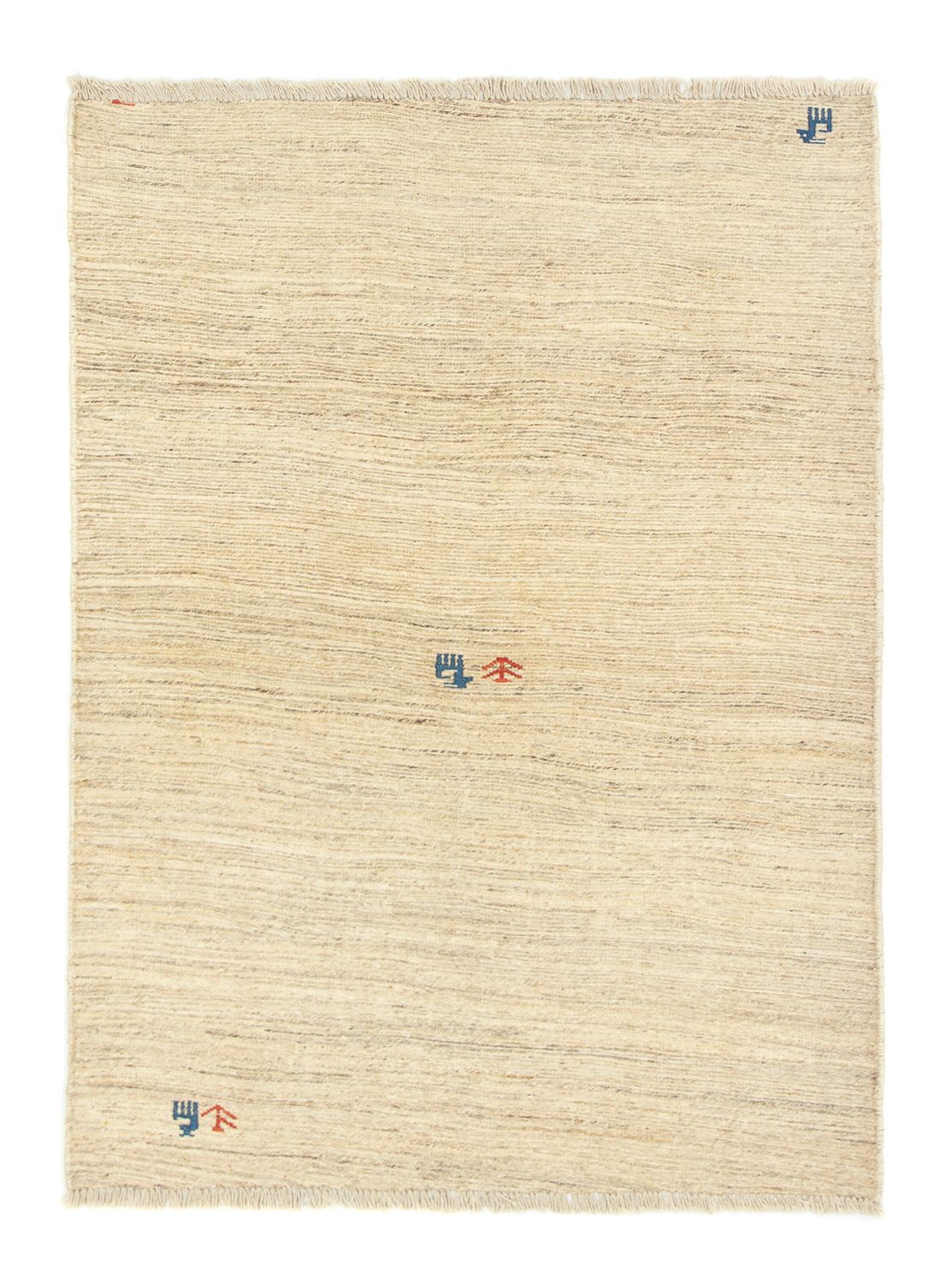 Tapis Gabbeh - Persan - 152 x 112 cm - beige