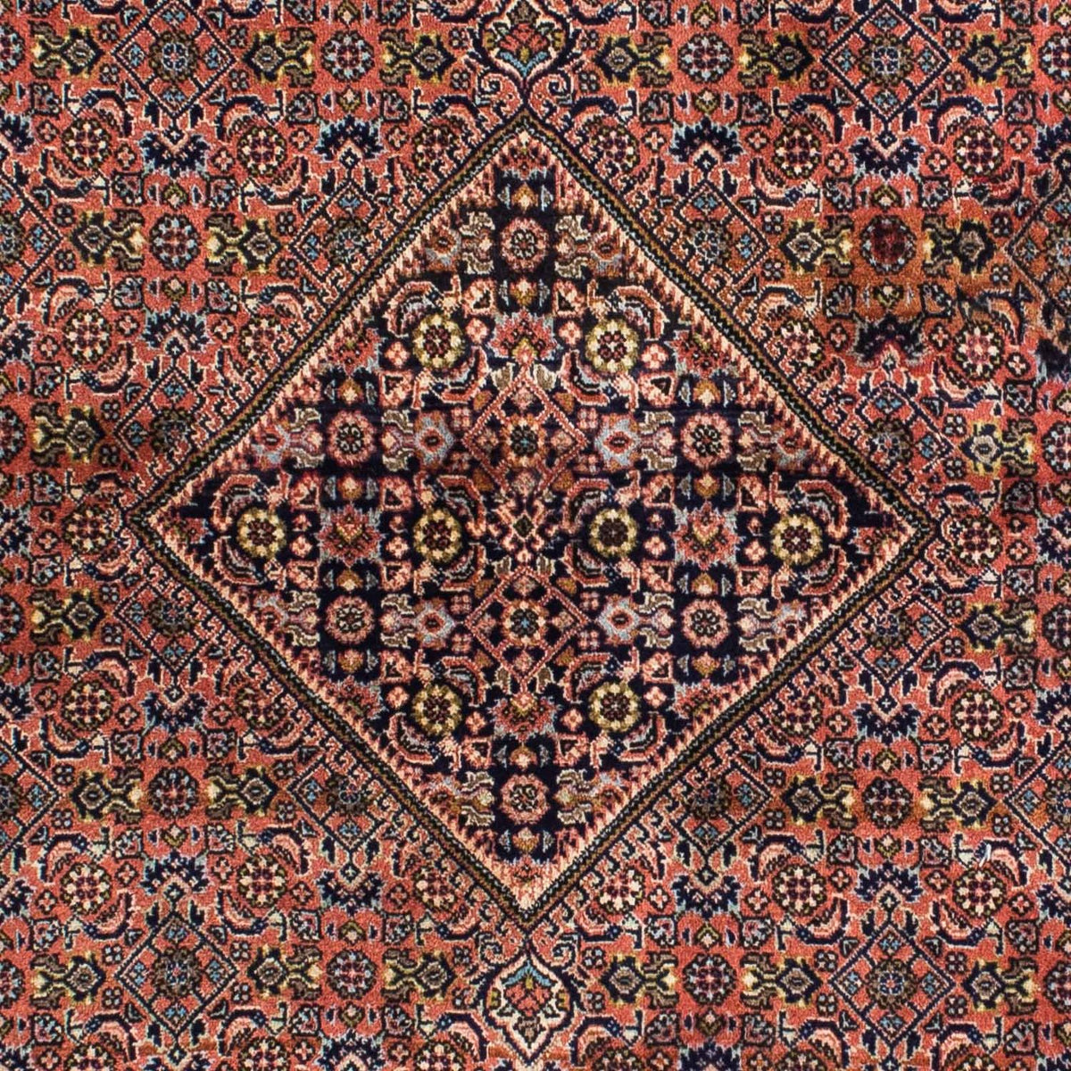 Tapis persan - Bidjar - 210 x 136 cm - rouge clair