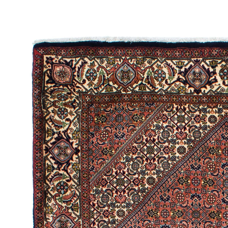 Tapis persan - Bidjar - 210 x 136 cm - rouge clair