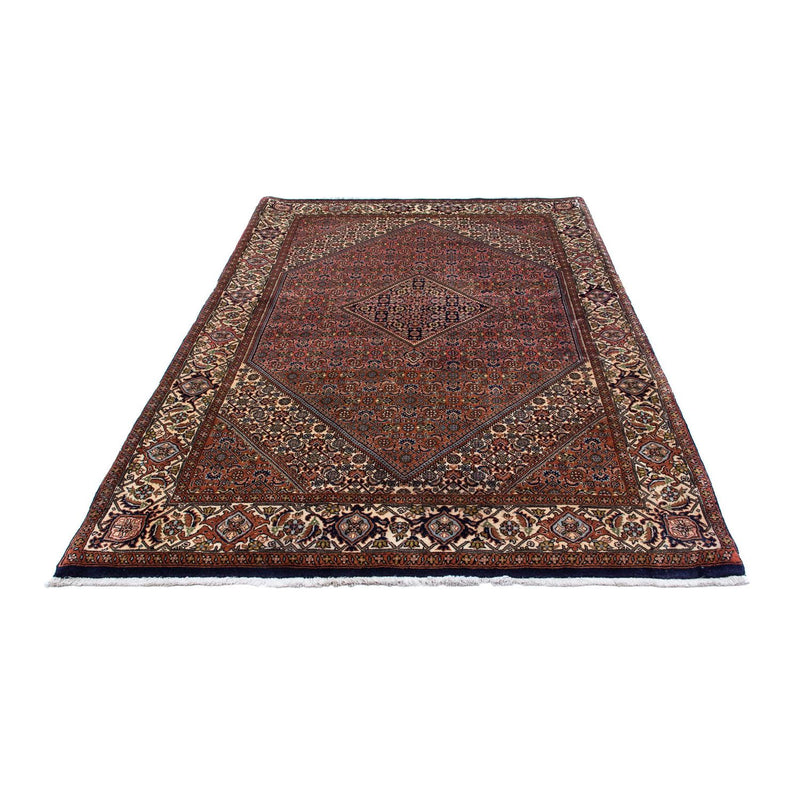 Tapis persan - Bidjar - 210 x 136 cm - rouge clair