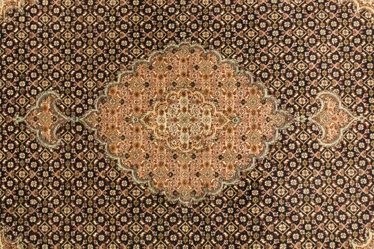 Tapis persan - Tabriz - Royal - 153 x 105 cm - bleu foncé