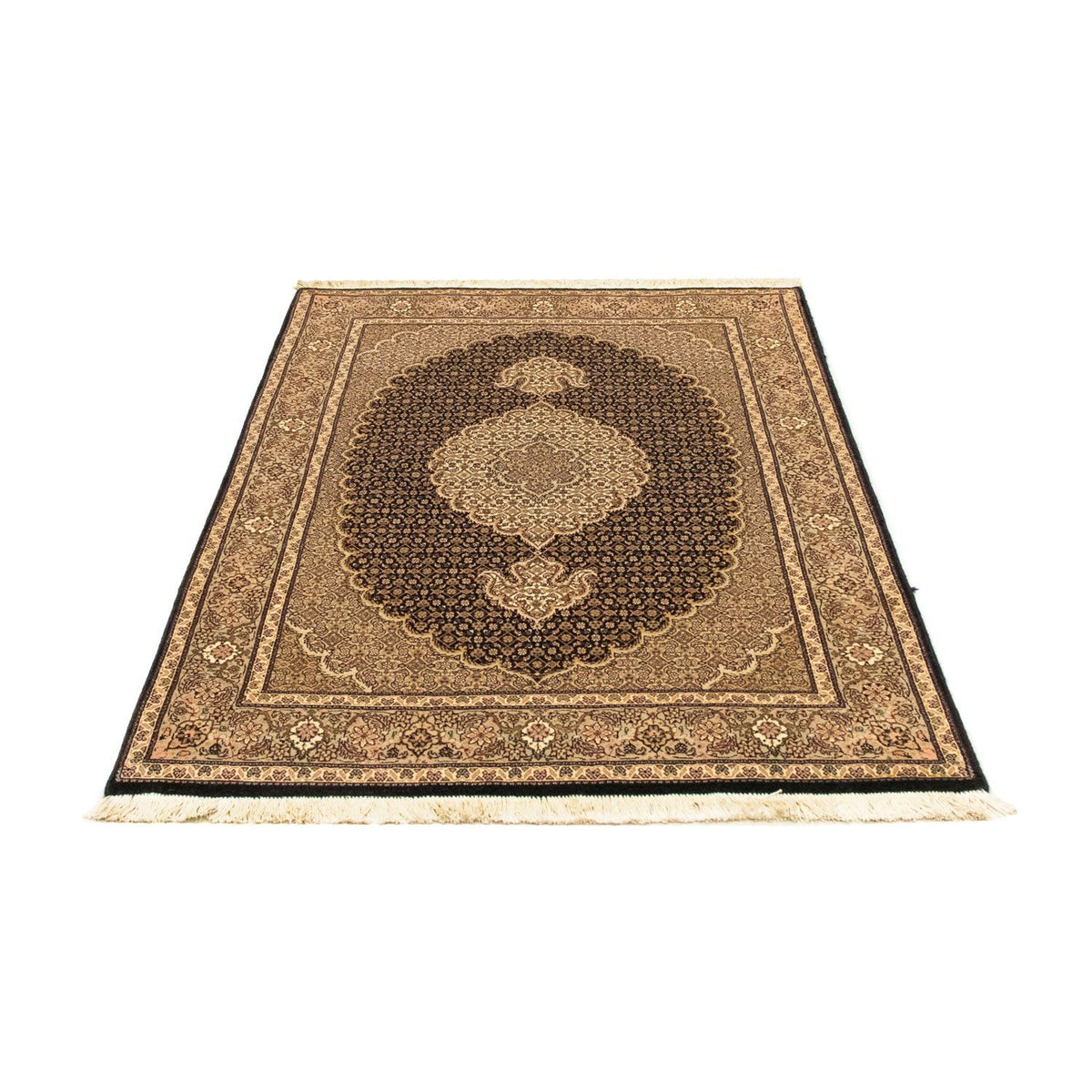 Tapis persan - Tabriz - Royal - 150 x 100 cm - bleu foncé