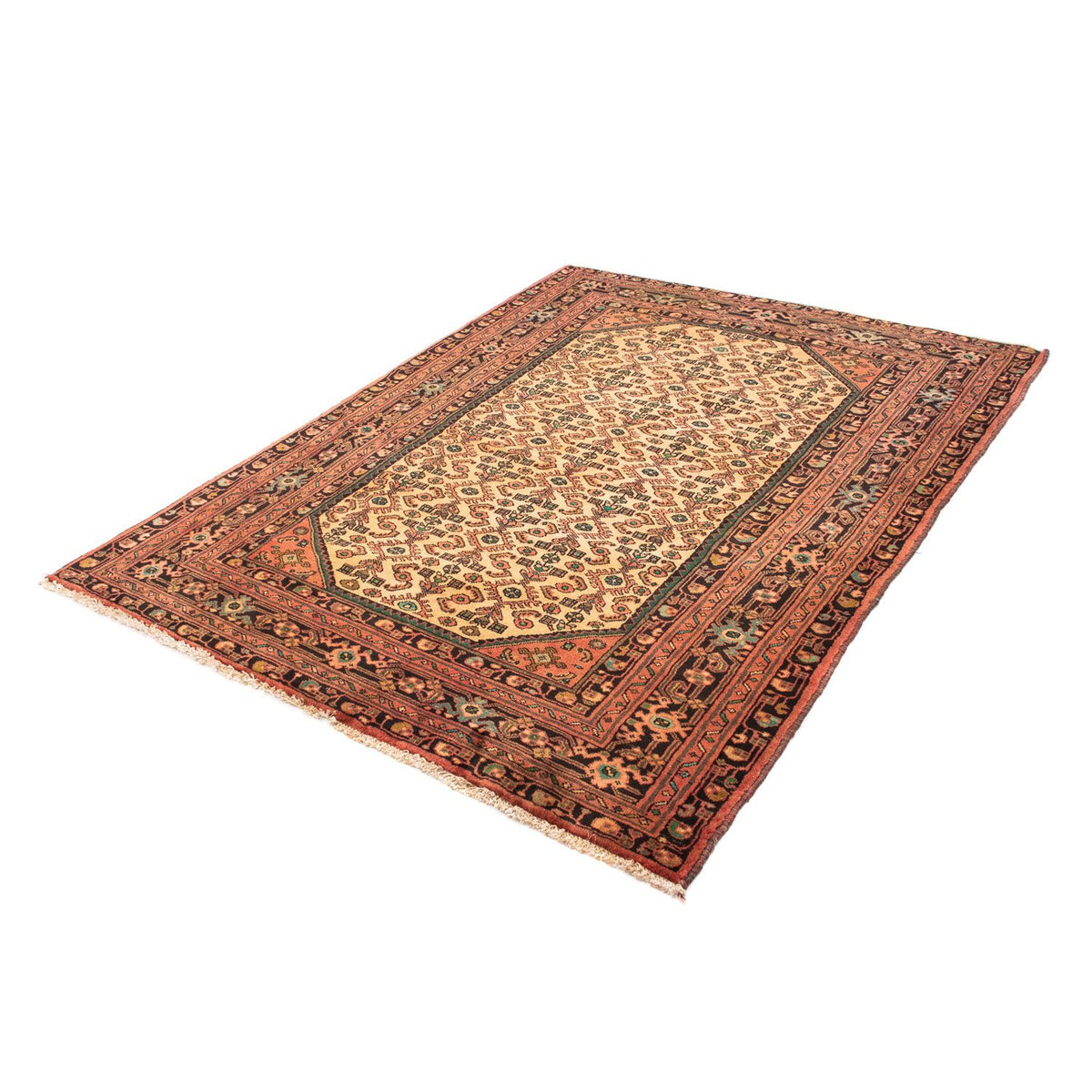 Tapis persan - Classique - 193 x 145 cm - beige
