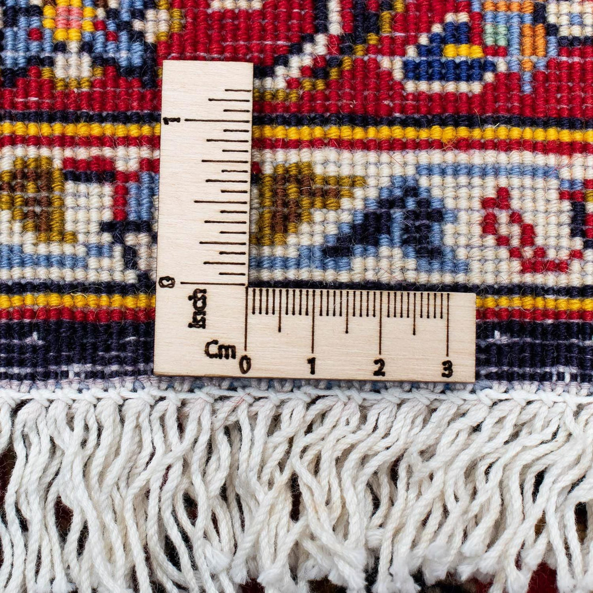 Tapis persan - Keshan - 118 x 77 cm - bleu foncé