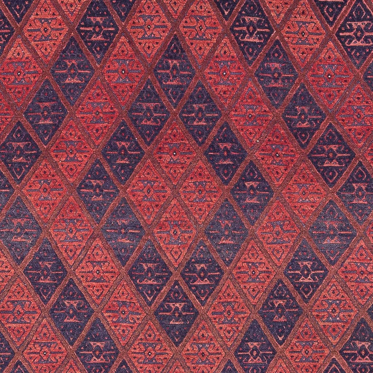 Tapis Kelim - Oriental - 279 x 206 cm - rouge foncé