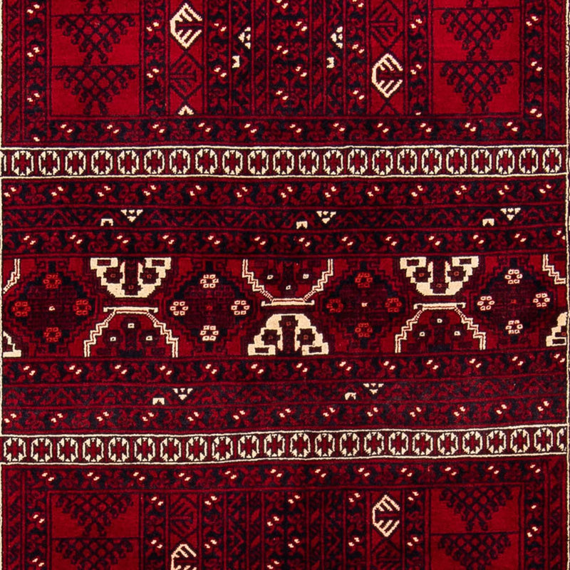 Tapis Turkaman - 237 x 156 cm - rouge foncé