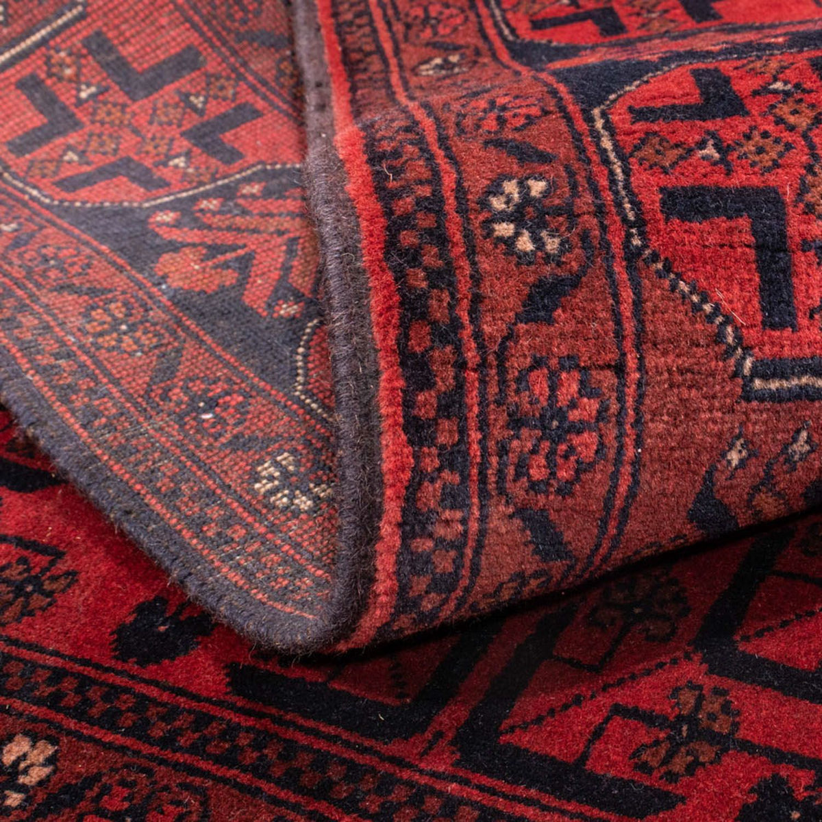 Tapis afghan - Kunduz - 190 x 130 cm - rouge