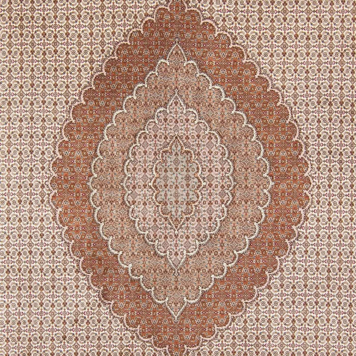 Tapis persan - Tabriz - 363 x 250 cm - marron clair