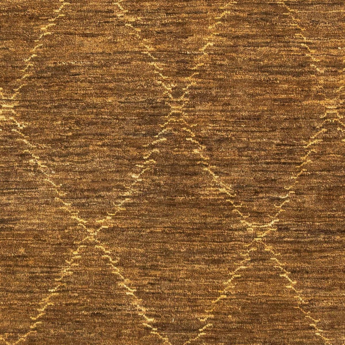 Tapis Gabbeh - Indus - 205 x 137 cm - marron