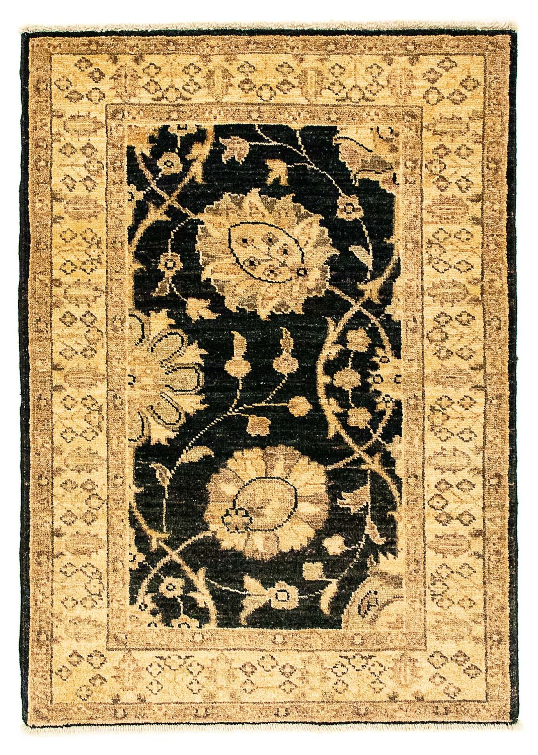 Tapis Ziegler - 86 x 62 cm - bleu foncé