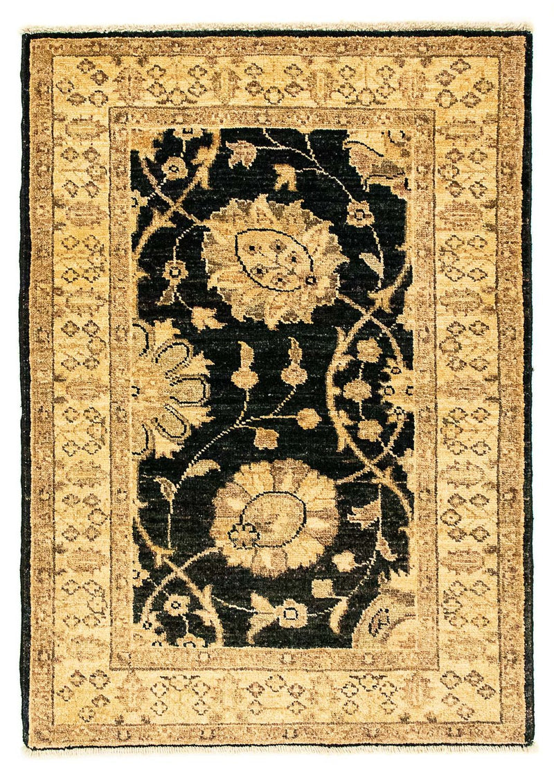 Tapis Ziegler - 86 x 62 cm - bleu foncé