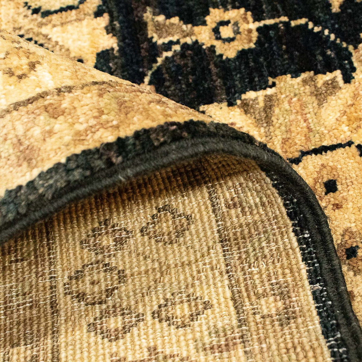 Tapis Ziegler - 86 x 62 cm - bleu foncé