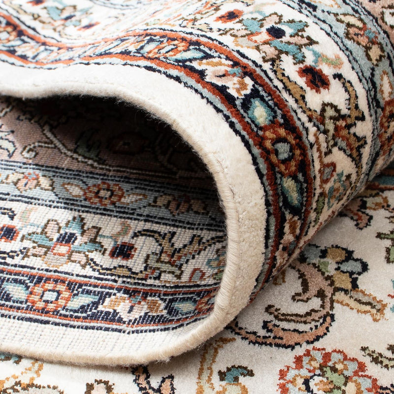 Tapis en soie - Soie du Cachemire carré  - 246 x 243 cm - beige