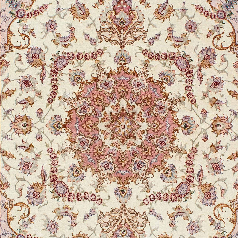 Tapis persan - Tabriz - Royal - 207 x 150 cm - beige