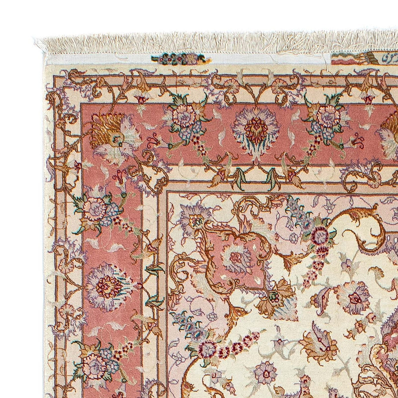 Tapis persan - Tabriz - Royal - 207 x 150 cm - beige