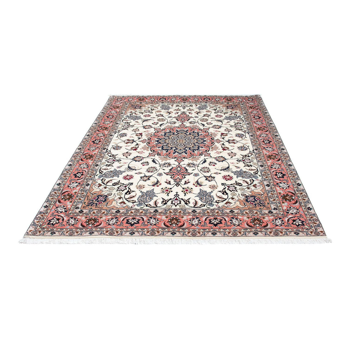 Tapis persan - Tabriz - Royal - 211 x 153 cm - beige