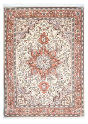 Tapis persan - Tabriz - Royal - 211 x 151 cm - beige