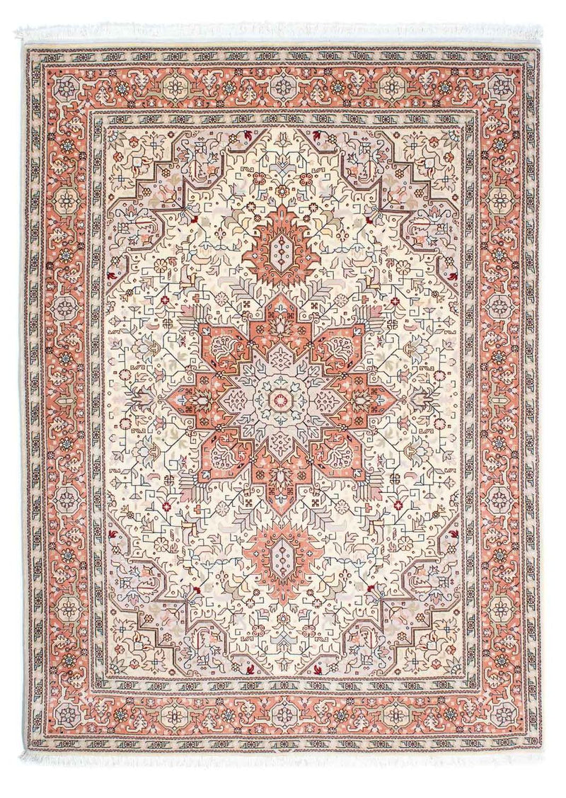 Tapis persan - Tabriz - Royal - 211 x 151 cm - beige