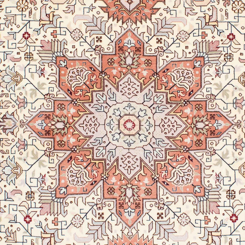 Tapis persan - Tabriz - Royal - 211 x 151 cm - beige