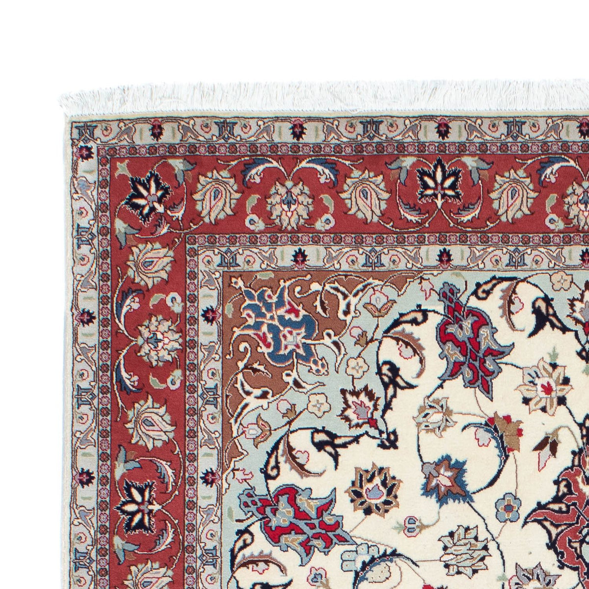 Tapis persan - Tabriz - Royal - 203 x 150 cm - beige