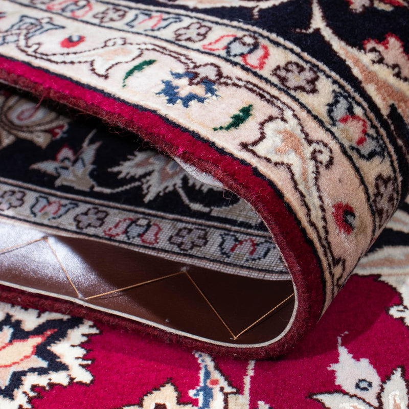 Tapis persan - Tabriz - Royal - 204 x 153 cm - rouge foncé