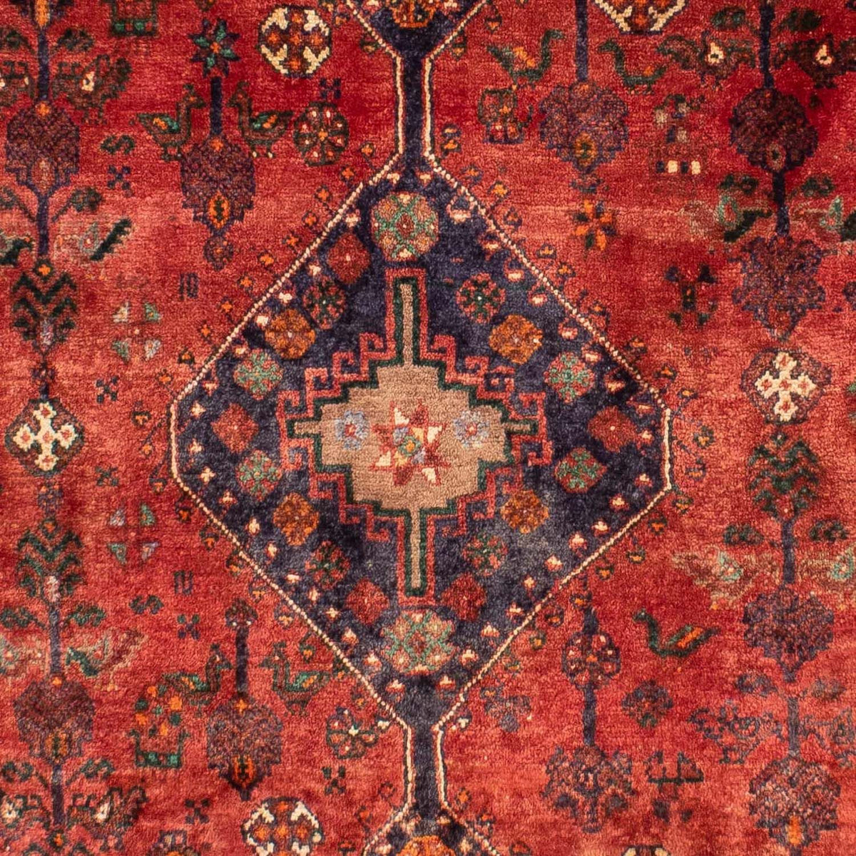 Tapis persan - Nomadic - 306 x 212 cm - rouge