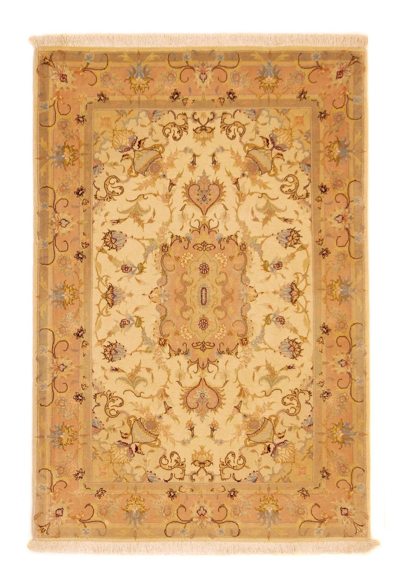 Tapis persan - Tabriz - Royal - 155 x 104 cm - beige