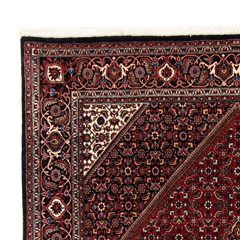 Tapis persan - Bidjar - 248 x 148 cm - rouge foncé