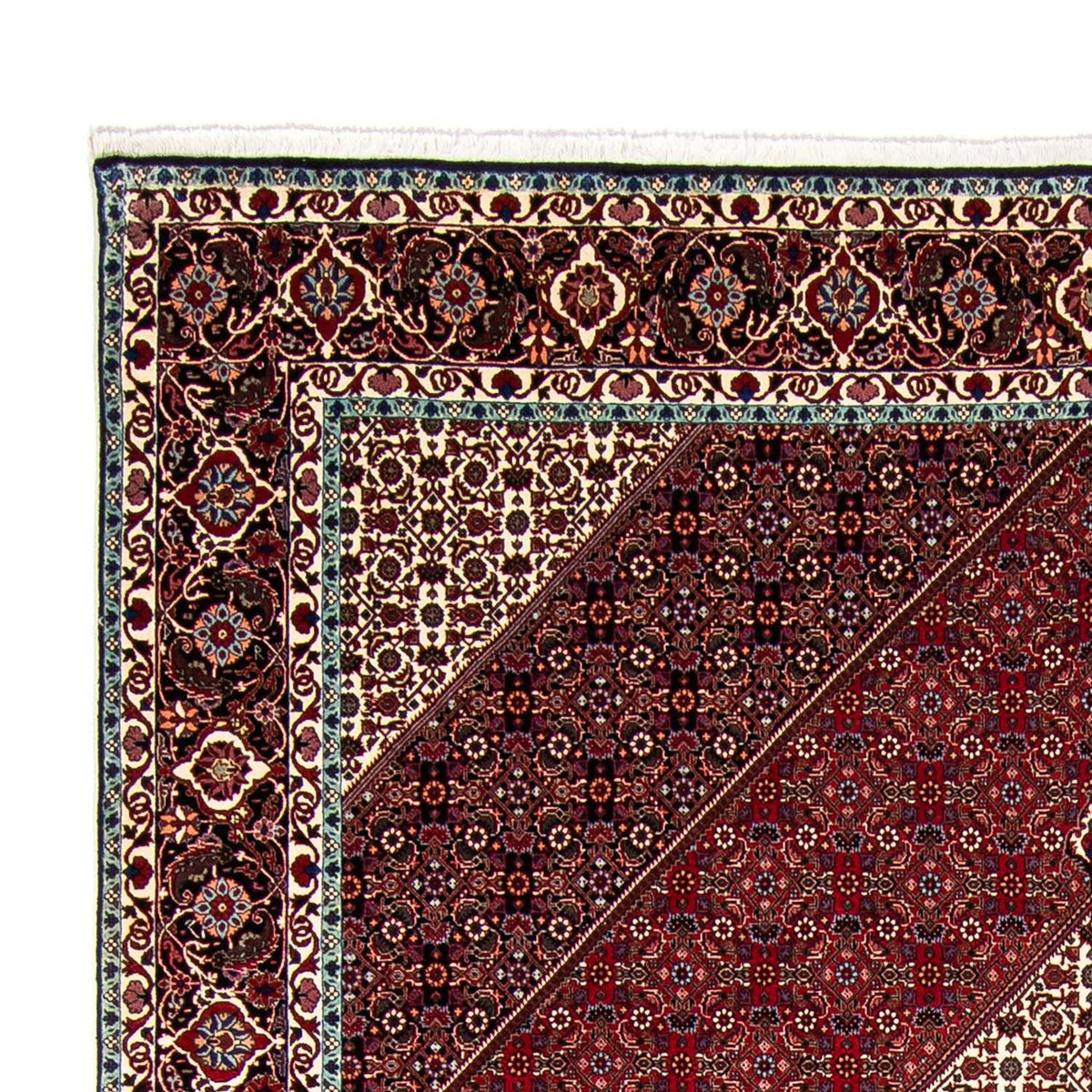 Tapis persan - Bidjar - 336 x 248 cm - rouge