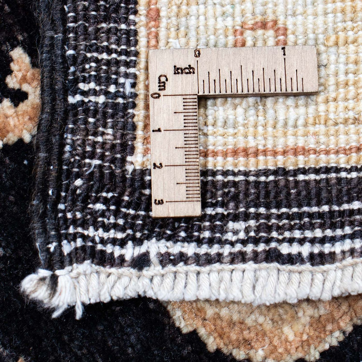 Tapis Gabbeh - Persan - 190 x 140 cm - marron clair