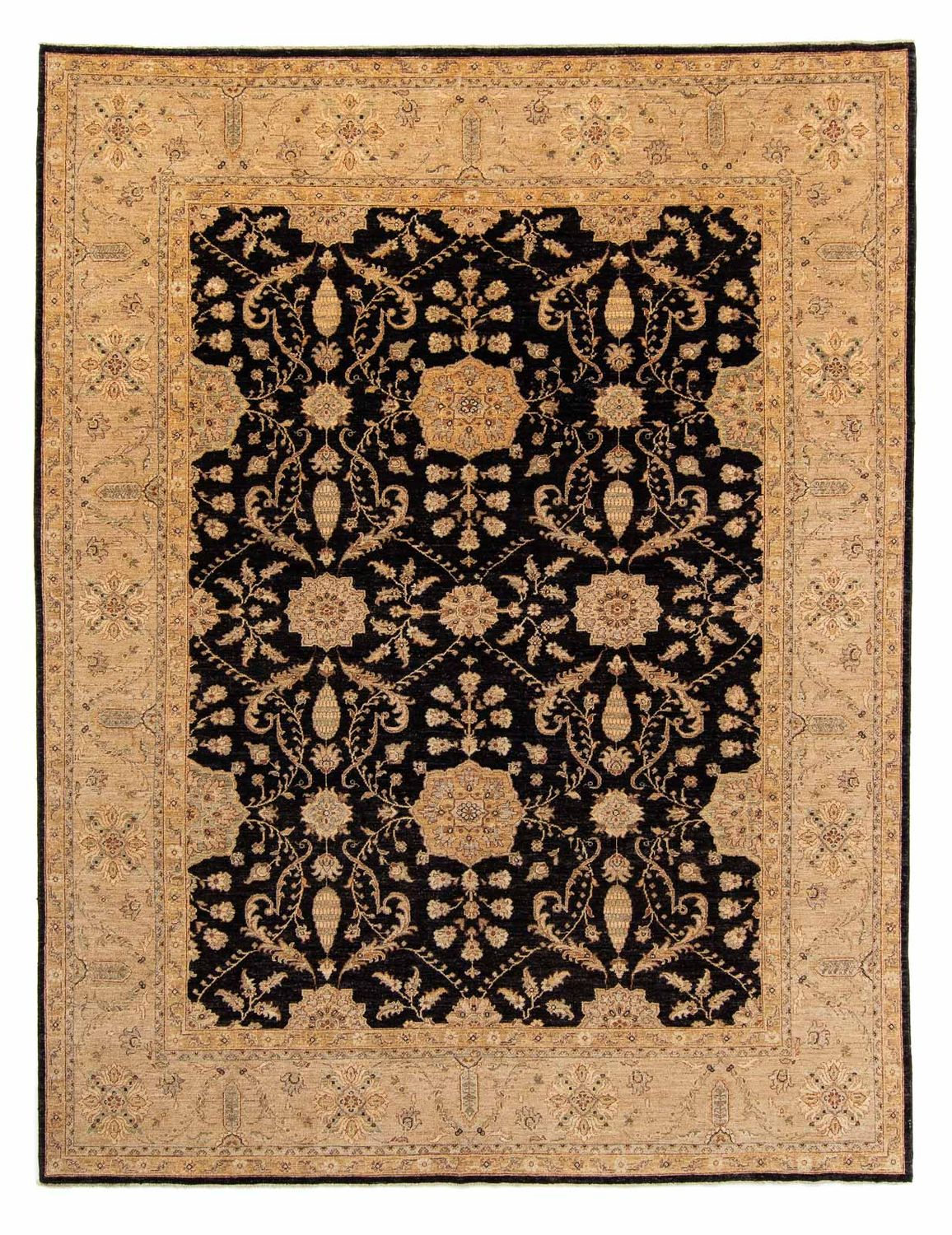 Tapis Gabbeh - Persan - 190 x 140 cm - marron clair