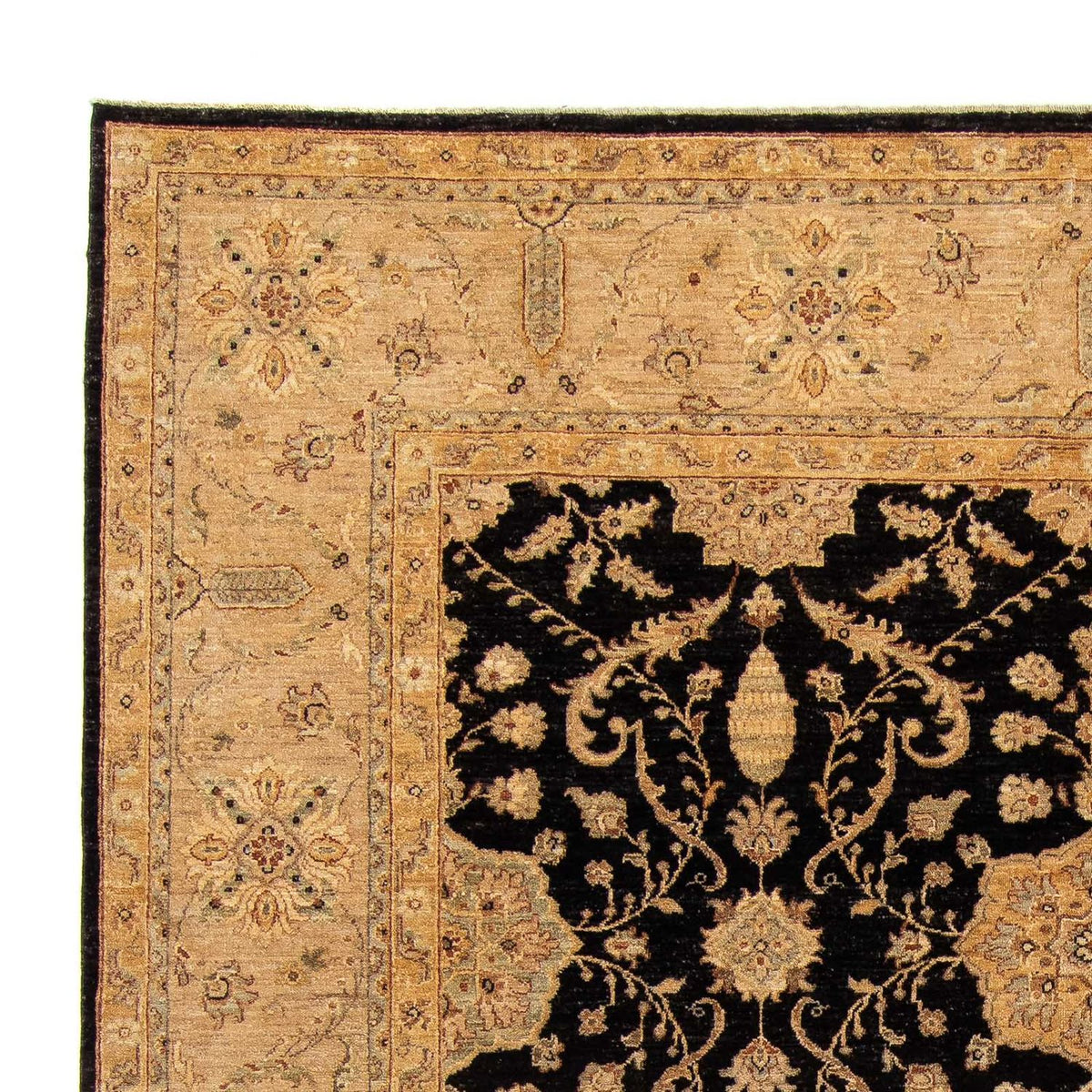 Tapis Gabbeh - Persan - 190 x 140 cm - marron clair