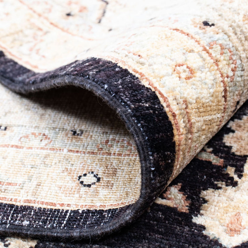 Tapis Gabbeh - Persan - 190 x 140 cm - marron clair