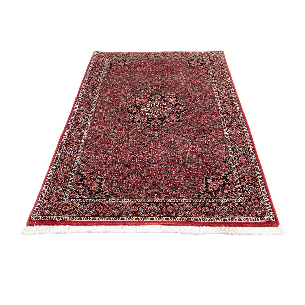 Tapis de couloir Tapis persan - Bidjar - 198 x 101 cm - rouge
